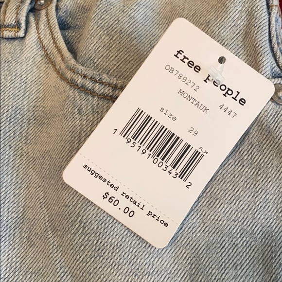 Free people Montauk distressed jean skirt - Picture 3 of 8